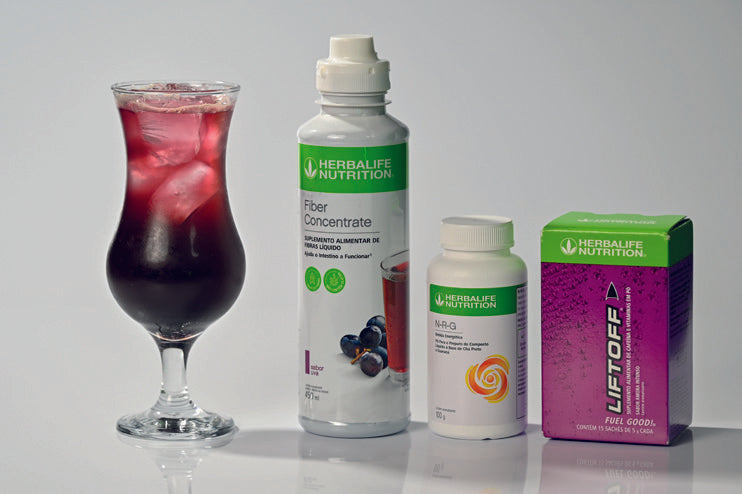 Liftoff Grape Ice - Bebida Funcional Para Foco Mental - Herbalife