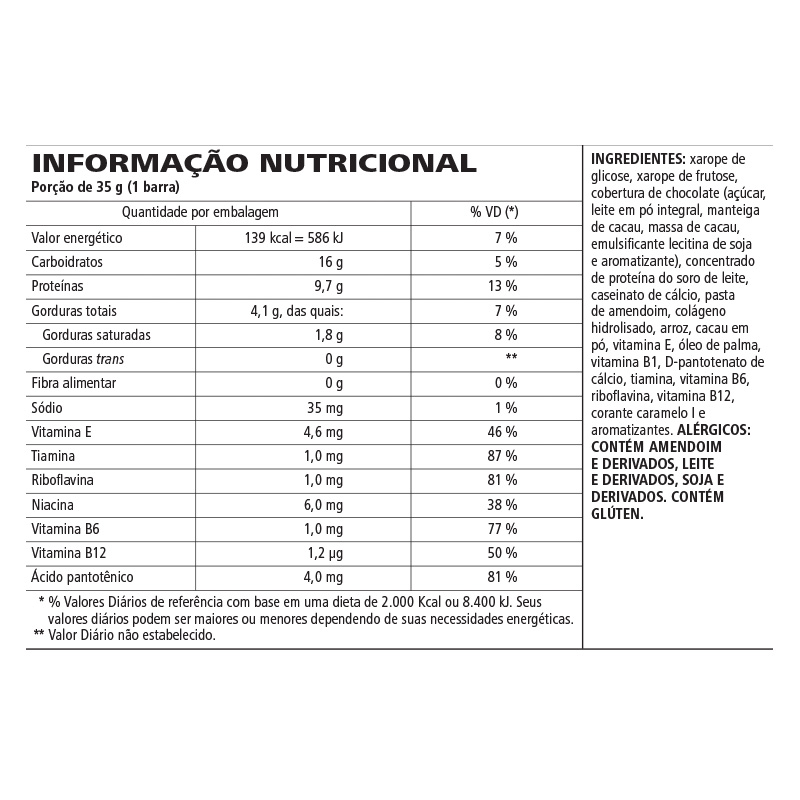 
                      
                        Barras de Proteína Chocolate Peanut Herbalife - 7 Barras por Caixa - 245g
                      
                    