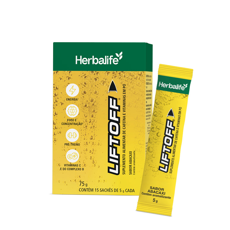 Liftoff Abacaxi 15 Sachês – 5g Cada - Herbalife