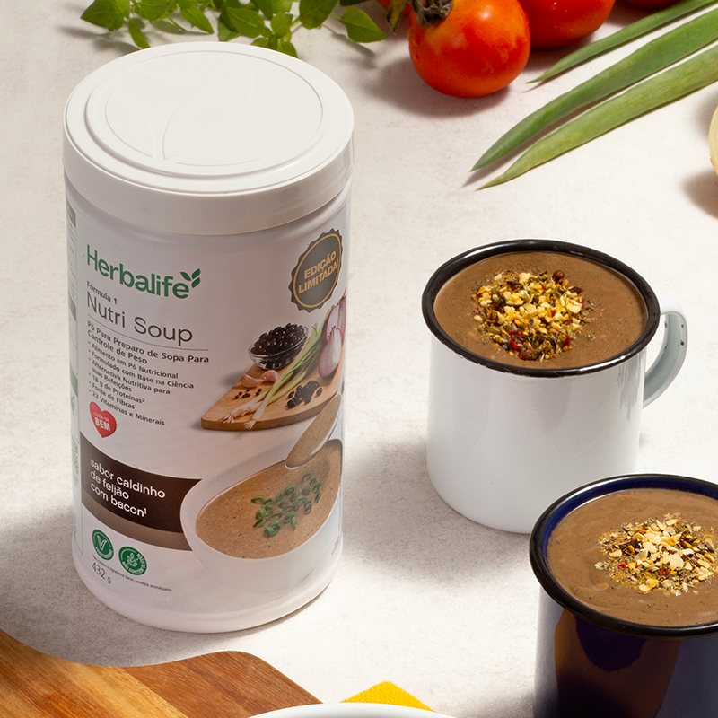 
                      
                        Nutri Soup Caldinho de Feijão com bacon 432 g - Herbalife
                      
                    