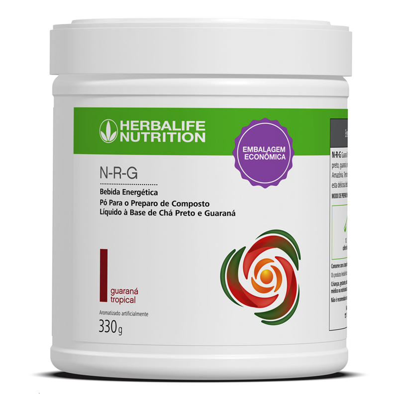 N-R-G em Pó Guaraná Tropical 330g - Herbalife