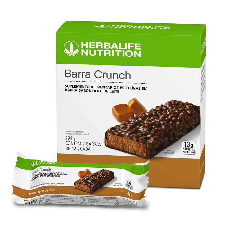 
                  
                    Barra de Proteína Crunch Doce de leite 42g  - Herbalife
                  
                