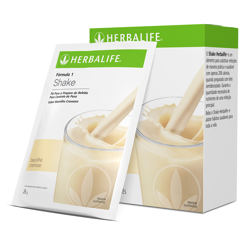 
                      
                        Shake Sachê Baunilha Cremoso 182g - Herbalife
                      
                    