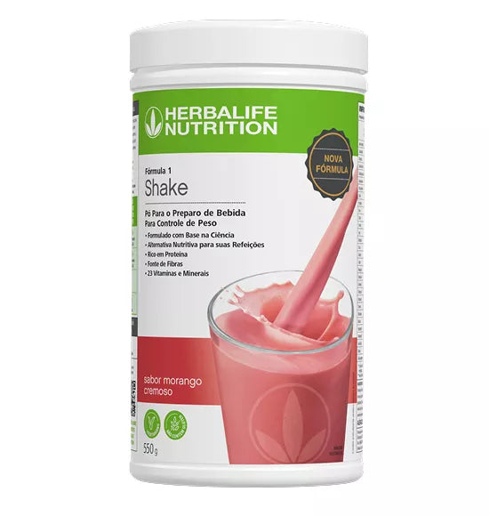 Shake Morango Cremoso 550g - Herbalife